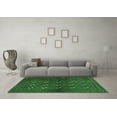 thumbnail image 3 of Ahgly Company Indoor Square Persian Emerald Green Traditional Area Rugs, 7' Square, 3 of 4
