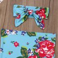 thumbnail image 2 of Honganda Sweet Floral Printed Full Wrapped Type Baby Quilt and Headband Set, 2 of 7