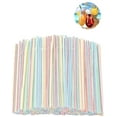 thumbnail image 2 of 600/1200pcs Plastic Straws Plastic Drinking Straws -, 2 of 3