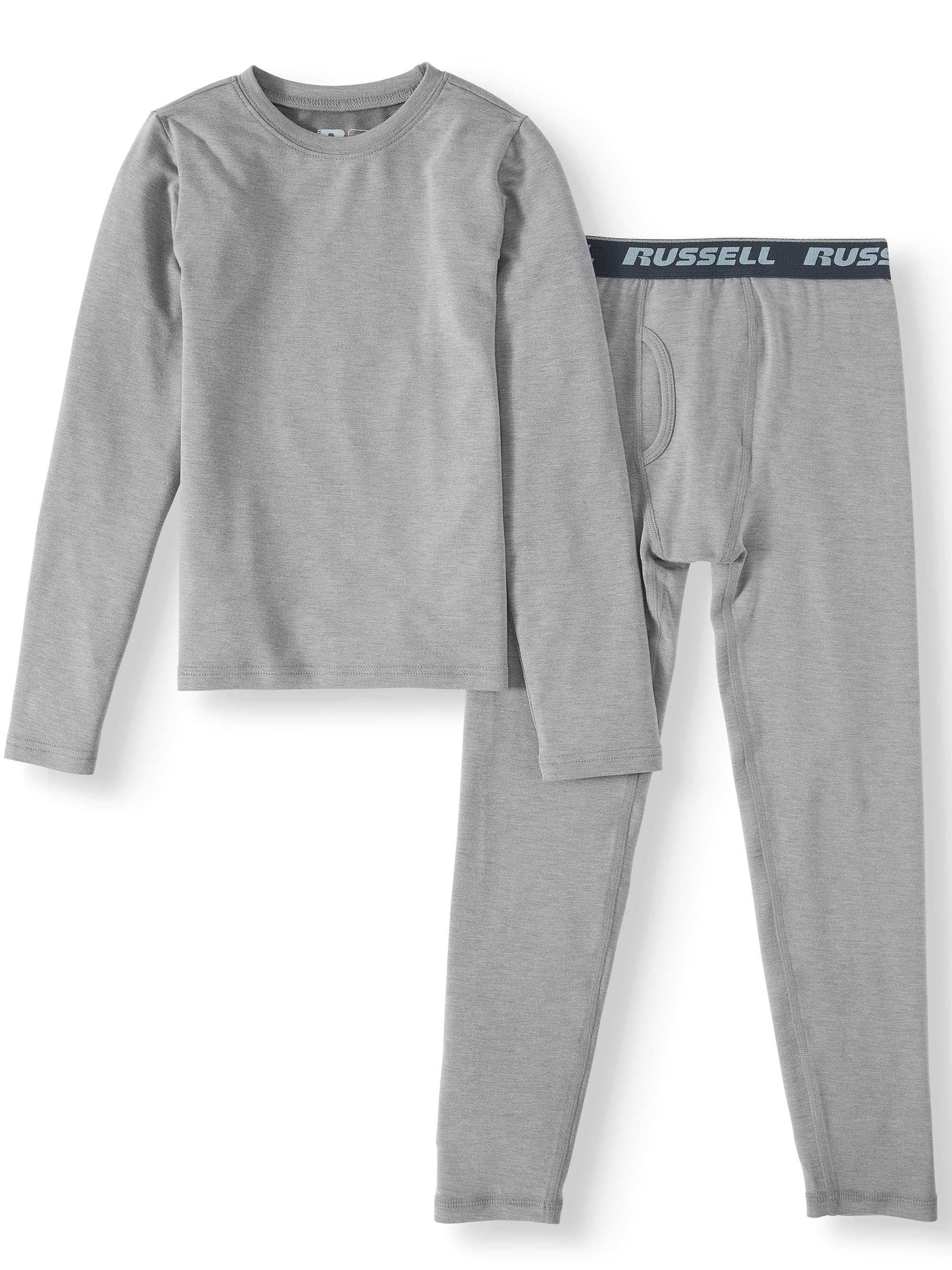 Russell Brands Boys Thermal Gray 