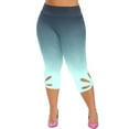thumbnail image 5 of Aloohaidyvio Pants Plus Size,Women Plus Size Hollow Elastic Waist Casual Leggings Pants, 5 of 6