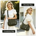 thumbnail image 4 of KXF Nylon Crossbody Bags for Women Waterproof Shoulder Bag Ladies Multi Pocket Tote Handbag Travel Messenger Bag, 4 of 8
