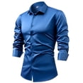 thumbnail image 1 of pstuiky hombres de manga larga, Camisa formal con estampado de color para hombre y blusa de manga larga con cuello vuelto camisetas de hombre xxl, 1 of 2