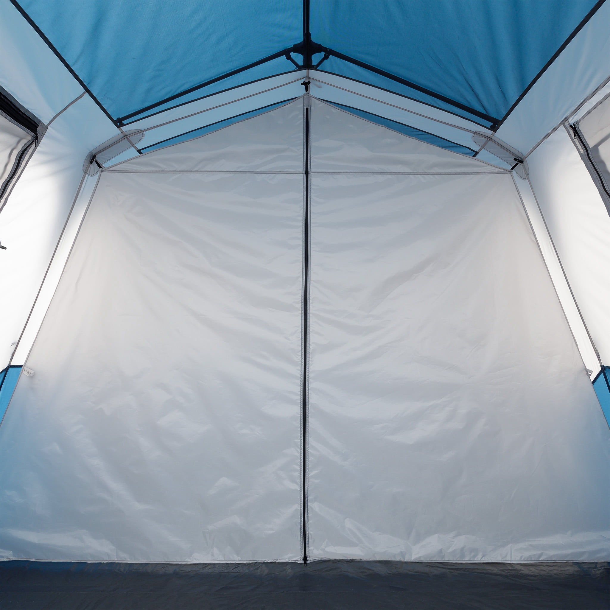 Ozark Trail 8 Person Family Instant Cabin Tent, 13' x 9' x 72", made with recycled materials, blue