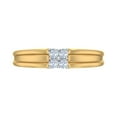 thumbnail image 3 of 1/5 Carat Men's Diamond Wedding Band Ring in 14K Yellow Gold (Ring Size 12.5) (I1-I2 Clarity), 3 of 5