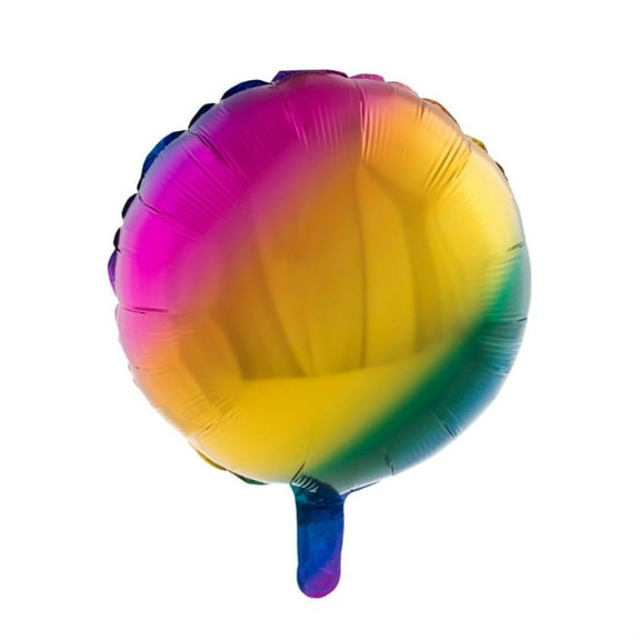 Balloon-Foil-Circle-18"x18"-Rainbow
