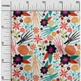 thumbnail image 1 of oneOone Polyester Lycra White Fabric Skull Sewing Craft Projects Fabric Prints By Yard 56 Inch Wide, 1 of 4
