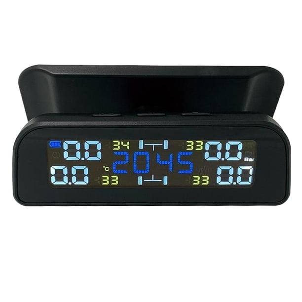 Sistema de monitoreo de presión de neumáticos (TPMS) inalámbrico externo con energía solar y en tiempo real. Sensor externo