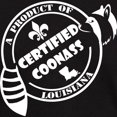 thumbnail image 3 of CafePress - Louisiana Coonass White Dark T Shirt - Men's Classic Graphic Cotton T-Shirt, 3 of 4