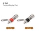 thumbnail image 3 of Conector de altavoz de terminal de unión Uxcell, jack amplificador negro rojo, 4 sets, 3 of 5