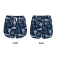 thumbnail image 5 of Lsque Hawaii Palms Printed Women's Running Shorts with Liner Pockets,Elastic Quick Dry Workout Athletic Gym Yoga Shorts,Womens High Waist Shorts-Small, 5 of 9