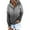 Black, variant on UAMVSH Women Button Long Sleeve Hoodie with Pockets Trendy Gradient Color Hooded Sweatshirts Casual Drawstring Pullover Outfits(X-Large,White)
