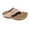 Rose Gold, variant on Sandals for Women Plus Size Summer Casual Solid Flip-flops Beach Wedge Toe Fish Mouth Sandals