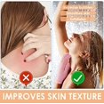 thumbnail image 5 of 4 pares de guantes de ducha exfoliantes de lufa natural para el cuerpo y la cara para adultos y niños guantes de ducha de microfibra reversibles, 5 of 5