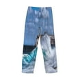 thumbnail image 5 of Balery Men'S Lighthouse In Havana Pants,Sleepwear Pants,Pajama Pants,Pj Bottoms Drawstring And Pockets-Small, 5 of 9