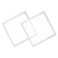 thumbnail image 1 of LEEYNEER 2pcs Aluminum Ceiling Light Cover For Kitchen And Bathroom Recessed Square Surface Mount Ceiling Light Trim Light Fixture, 1 of 8
