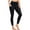 #12369:1 Pack, Black, variant on Women's High Waist Yoga Pants Ultra Soft Workout Running Hiking Leggings with Zipper Pockets, Black, XL