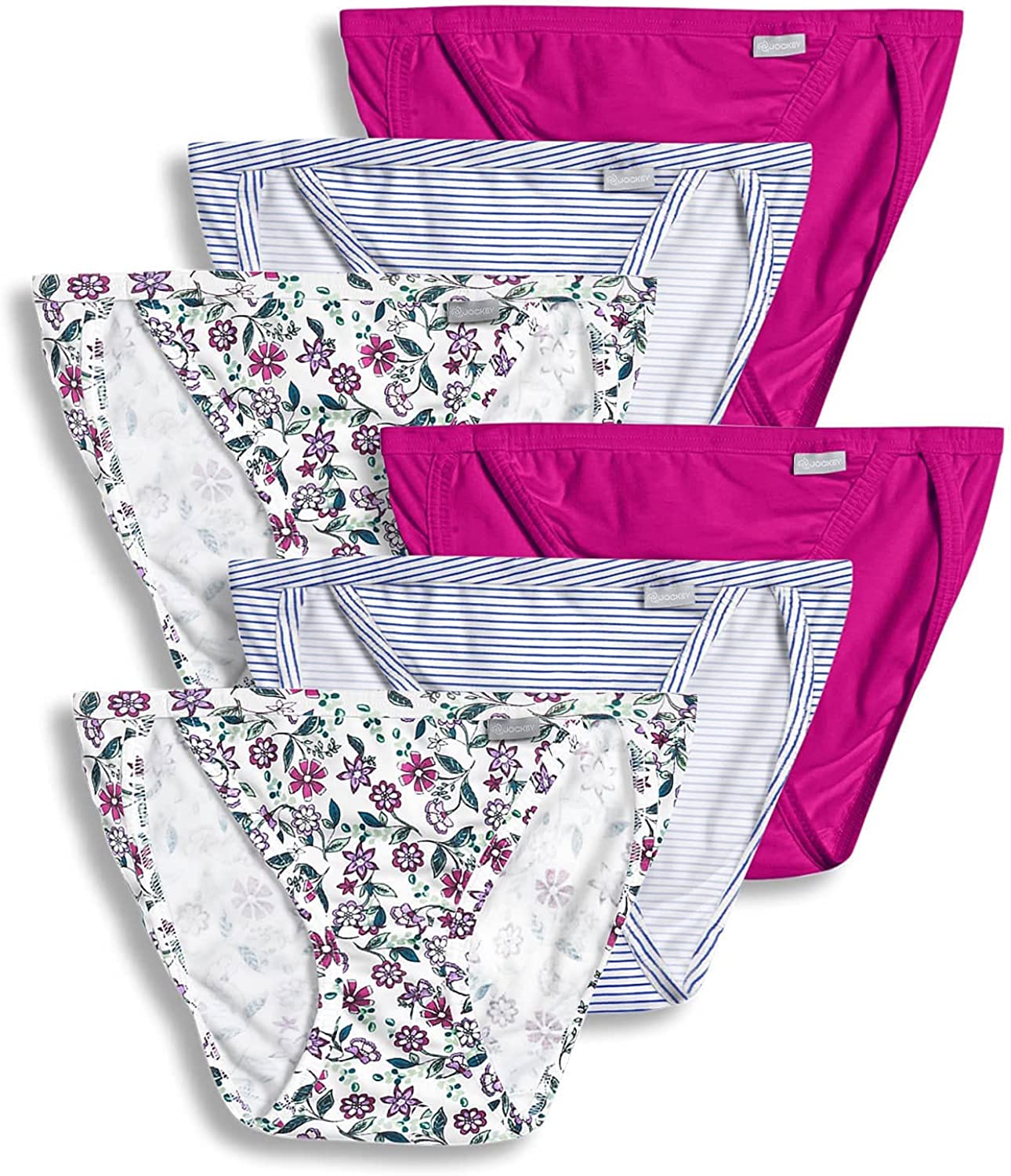 Jockey Women's Underwear Elance String Bikini 6 Pack