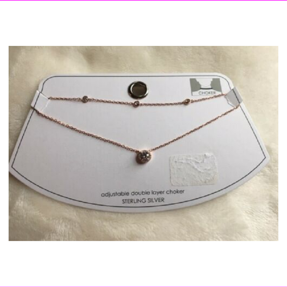 silver necklace macy's