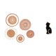 thumbnail image 1 of Conjunto de decoración de pared colgante, artesanía de pared tejida en ratán, estatua de gato, adorno de escritorio de resina, figura decorativa artes, 1 of 8