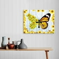 thumbnail image 4 of Y078 Faith Inspirational Canvas Wall Art,Bible Verses Christian Art Canvas Butterfly Prints Framed Wall Art Ready to Hang For Bedroom Office Livingroom Farmhouse Home Wall Decor, 4 of 6