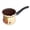 Cafe 23.7 fl oz, variant on METALAC Cafe Enamel Turkish Coffee Pot 23.7 fl oz (700 ml) Cezve with Ergonomic Handle, Beige Brown