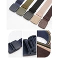 thumbnail image 2 of OUNONA 2 Pcs Canvas Web Belt Durable Adjustable Beige Outdoor Training for Men, 2 of 8