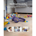 thumbnail image 5 of Belkin SoundForm Mini Kids Wireless Headphones w/Built-in Microphone, 30H of Playback Time, Fun Stickers, & Case - Over-Ear Headsets for Online Learning, School, iPhone, iPad, Galaxy, & More - White, 5 of 7