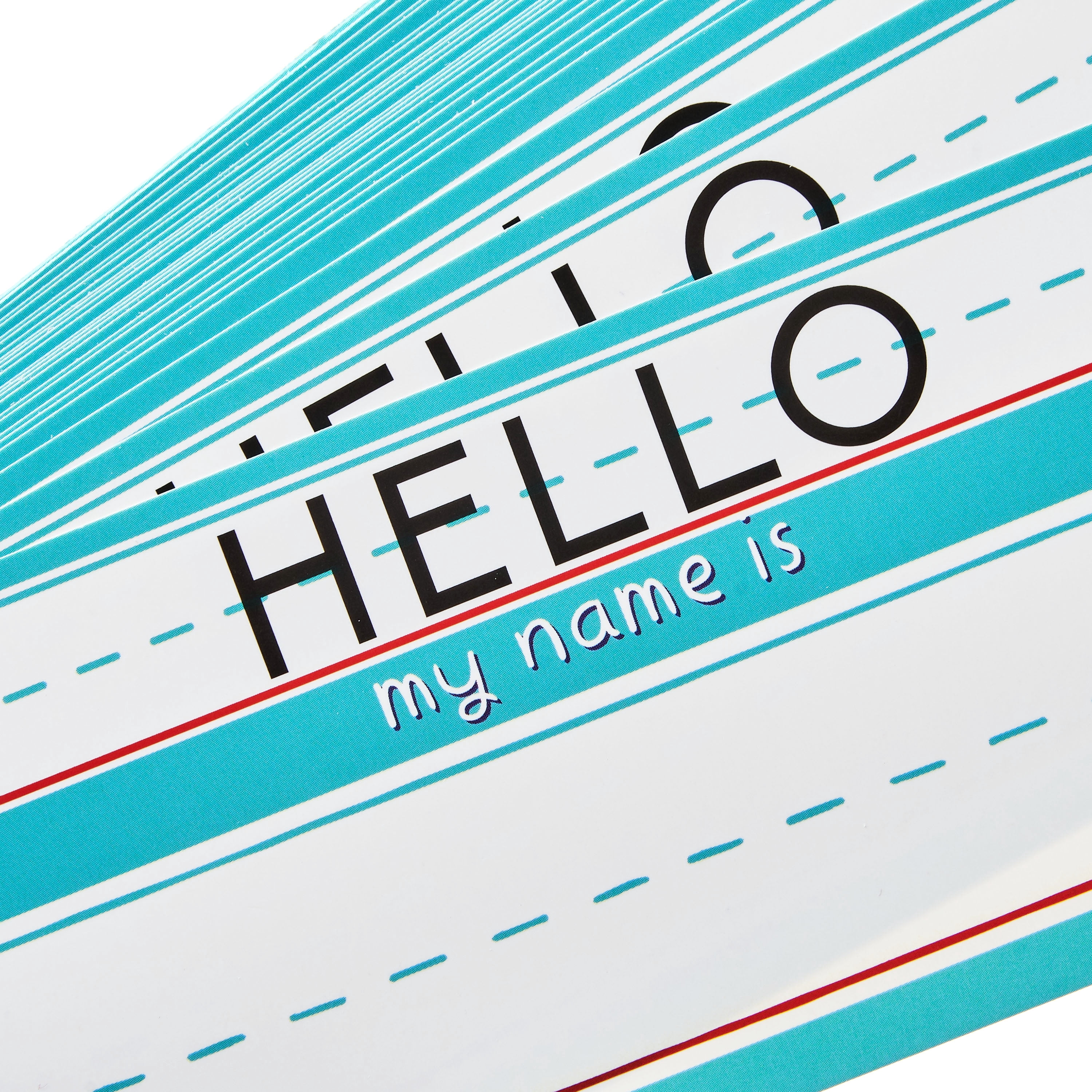 Pen + Gear Name Plates, Blue, 24 Count
