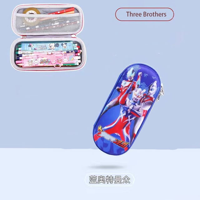 Estuche de lápices de 23cm de Frozen Princess Sophia, bolsa de lápices de Disney, personaje de Anime, Spiderman, Capitán América, papelería Fivean unisex