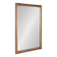 thumbnail image 1 of Kate and Laurel Hogan Farmhouse Wall Mirror, 20 x 30, Rustic Brown, Modern Rectangular Wood Mirror for Wall, 1 of 10