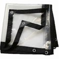 thumbnail image 2 of Perforated Waterproof Tarpaulin, Transparent, Foldable, 2 of 4