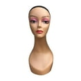 thumbnail image 3 of HILABEE Female Bald Mannequin Head Manikin Head Stand Smooth Stable Base Display Pink, 3 of 9