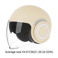 thumbnail image 2 of Mujer Motor eléctrico bicicleta cara abierta medio casco de motocicleta Anti-UV antideslumbrante bicicleta Scooter ATV UTV accesorios para parabrisas, 2 of 9