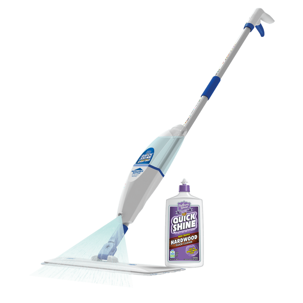 Quick Shine Spray Mop Combo with 27 oz. Hardwood Floor Cleaner