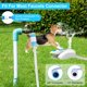 thumbnail image 5 of Perro al aire libre fuente de agua perro rociador perro pata beber paso en fuente perro juguete para beber 2 modos de pulverización 66in manguera de agua, 5 of 8