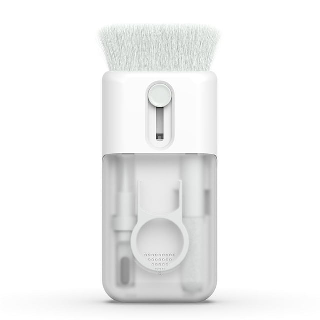 Cepillo Limpiador Teclado Keycap Puller 6 en 1 Herramienta Limpieza (gris)