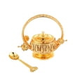 thumbnail image 3 of GROWTH TANK Seasoning Jar Multipurpose Luxury Spice Jars for Pepper Sugar Kitchen Counter Gold, 3 of 9