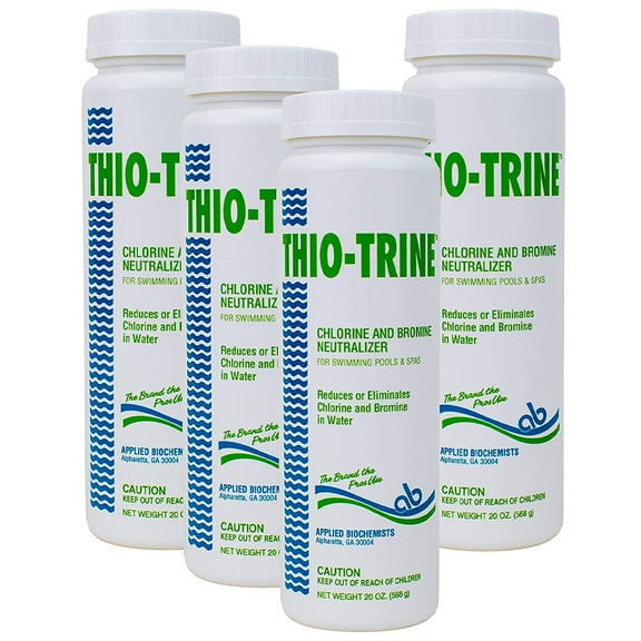 Applied Biochemists Thio-Trine Chlorine & Bromine Neutralizer Swimming Pools 4pk
