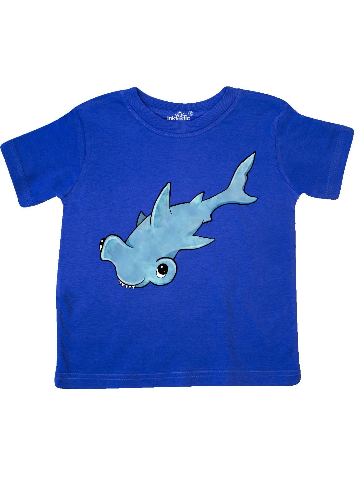 INKtastic - Cute Hammerhead Shark Toddler T-Shirt - Walmart.com ...