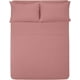 thumbnail image 1 of Sábana Matrimonial MELOCOTTON HOGAR Microfibra Grabada Ultra Suave Palo de Rosa, 1 of 1