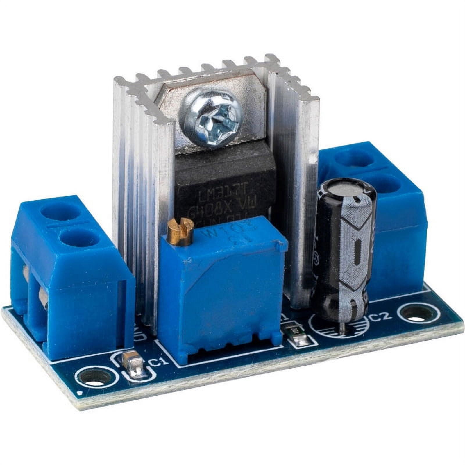 LM317 Adjustable DC Voltage Regulator Step Down Power Supply Buck Converter Module 4.2V-40V to 1.2 V-37V
