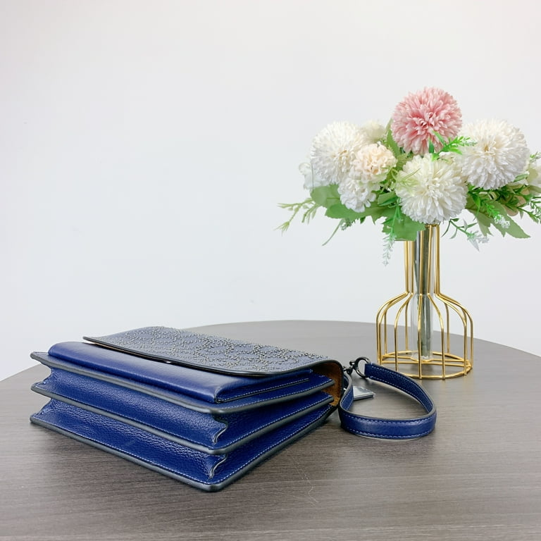 Coach CX260 Klare Crossbody Bag With Signature Rivets IN TRUE NAVY