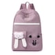 thumbnail image 1 of Mochila de dibujos animados Mochila de oso para niñas Mochila linda para uso diario (púrpura), 1 of 2