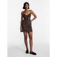 thumbnail image 2 of No Boundaries Embroidered Organza Mini Dress, Women’s XXS-XXL, 2 of 5
