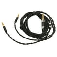 thumbnail image 1 of Headset Cable, Balanced Headphone Cable 3.9ft 4.4mm To Dual 3.5mm Natural Silver Plated  For  For D7200, 1 of 8
