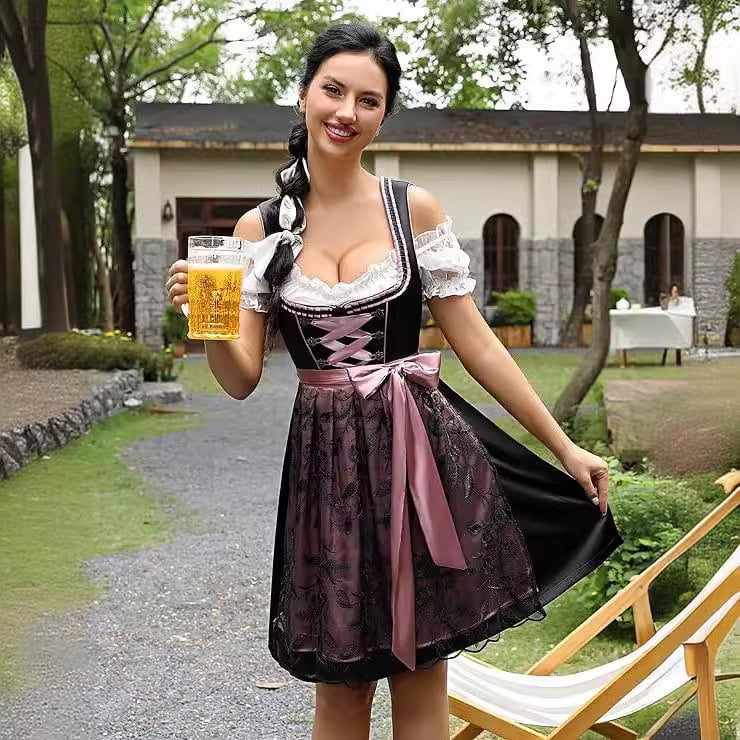 Oktoberfest Costumes Women German Dress Dirndl Dresses Bavarian Dress Beer Festival Dress Carnival Costume Maid Dress Women Traditional Dirndl Oktoberfest Costume - Walmart.com Oktoberfest Costumes Women German Dress Dirndl Dresses Bavarian Dress Beer Festival Dress Carnival Costume Maid Dress Women Traditional Dirndl Oktoberfest Costume - Walmart.com