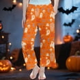 thumbnail image 2 of JAJAHO Kids Halloween Pajamas Pants Loose Straight Leg Casual Sleepwear Long Pants For Boys Girls 3-14Y, 2 of 4