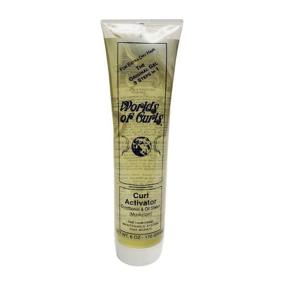 Worlds Of Curls Curl Activator Gel For Extra Dry Hair, 6 oz