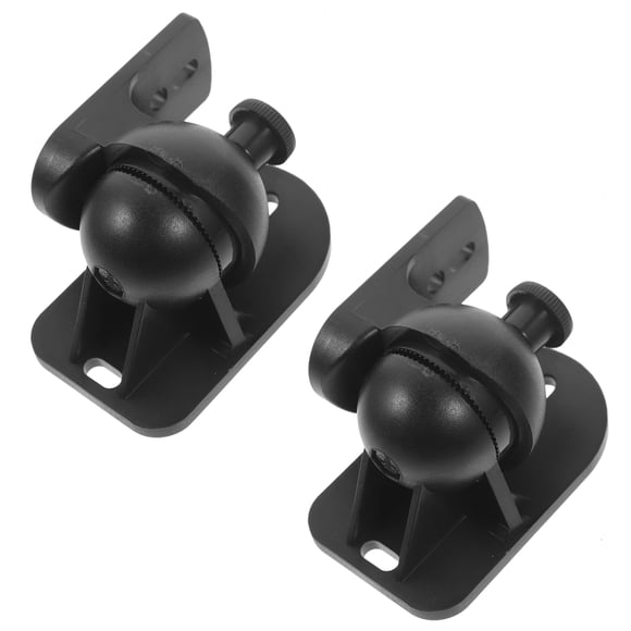 BRIGHTFUFU 2 juegos de altavoces Montaje de pared Stand Soporte de montaje de pared Soporte de altavoces de altavoces universales